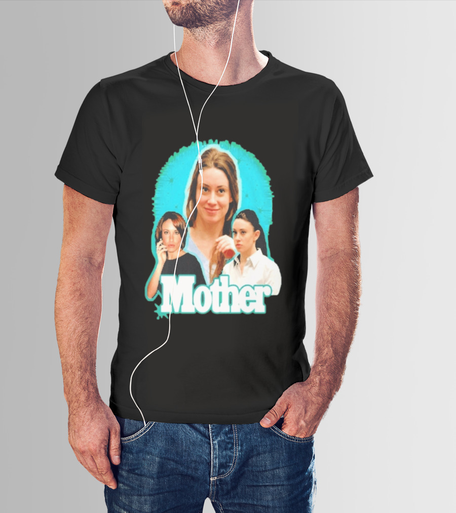 Casey Anthony Mother Colorful Collage T-Shirt