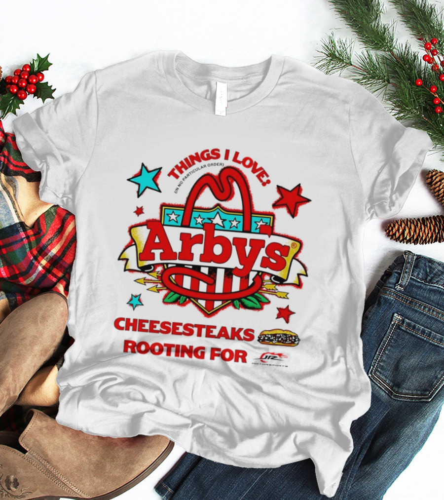 Sammy Smith Arby's Things I Love Cheesesteaks Jr Motorsports Racing Fan T-Shirt