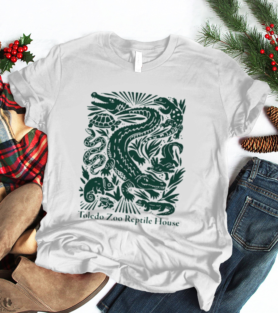 Toledo Zoo Reptile House Alligator Snake Turtle Lizard T-Shirt