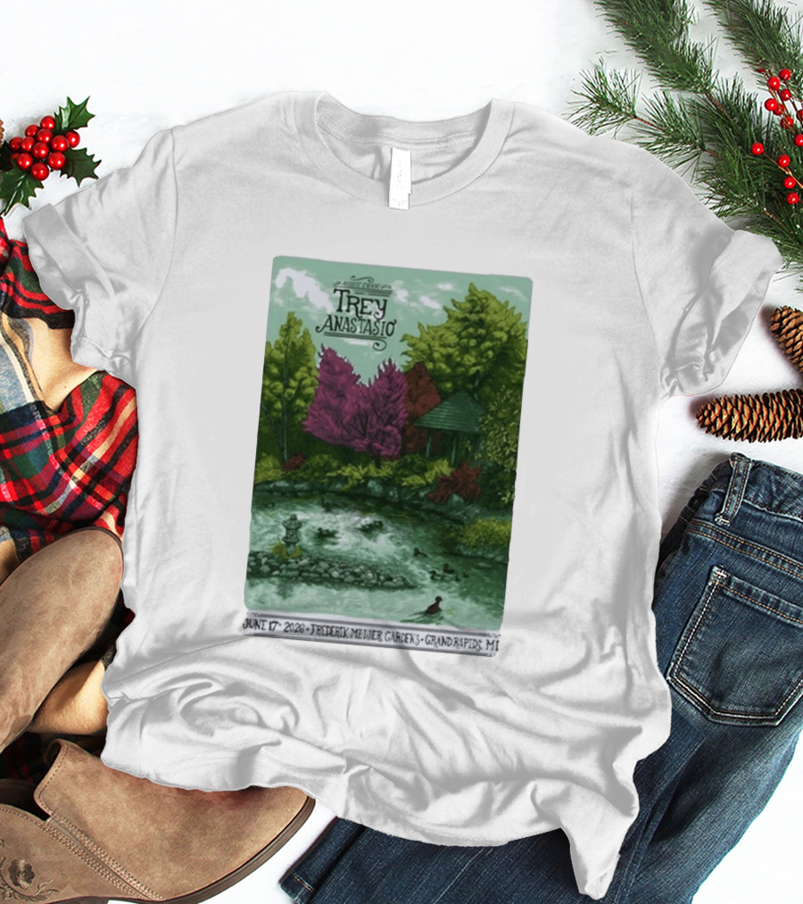 Trey Anastasio June 17 2026 Frederik Meijer Gardens Grand Rapids MI T-Shirt