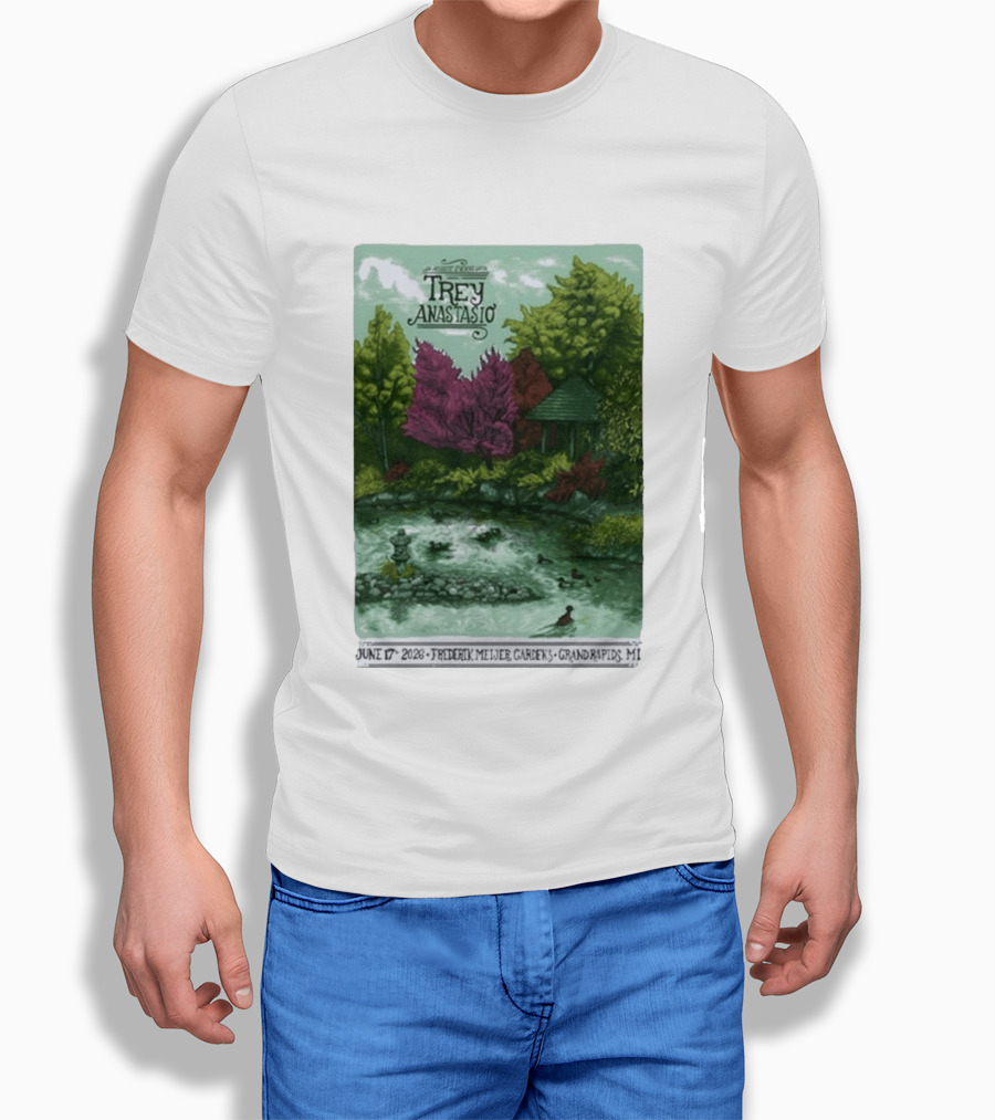 Trey Anastasio June 17 2026 Frederik Meijer Gardens Grand Rapids MI T-Shirt