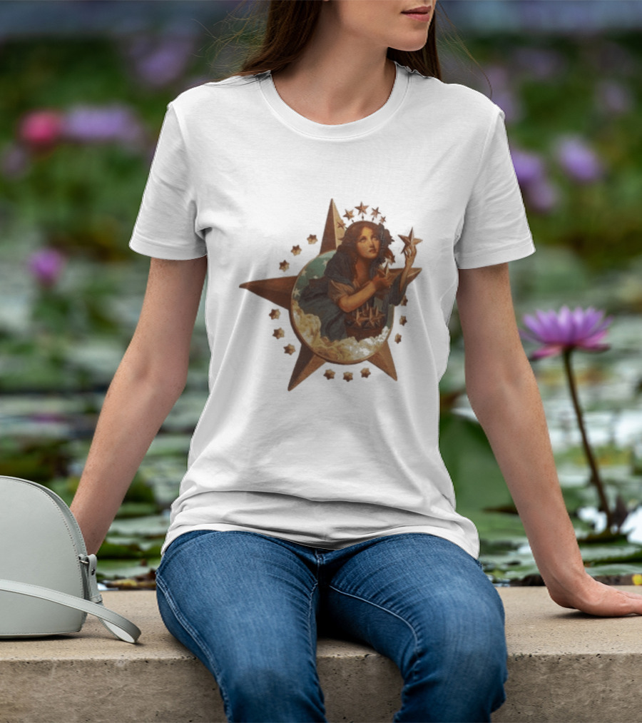 A Ma Maniere Alchemist Star Girl Celestial Starburst T-Shirt