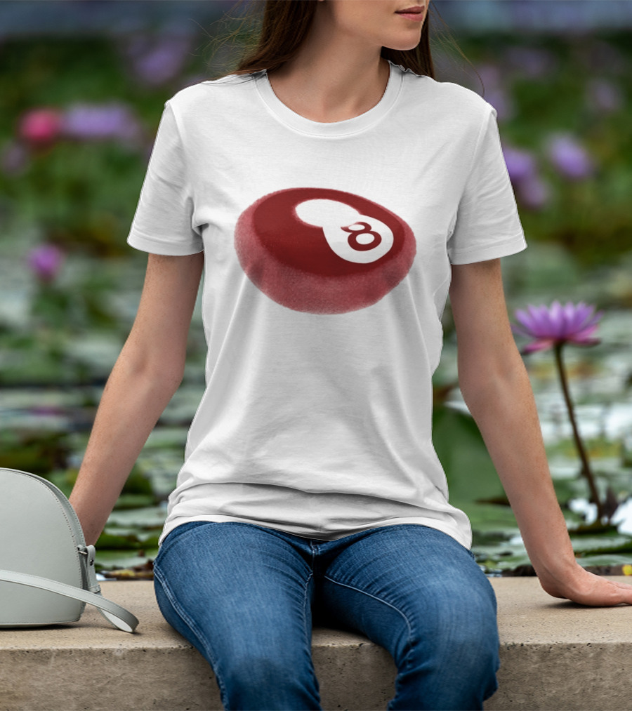 Americas Sweethearts Dallas Cowboys Cheerleaders Brenley Herrera Edikted 8 Ball T-Shirt