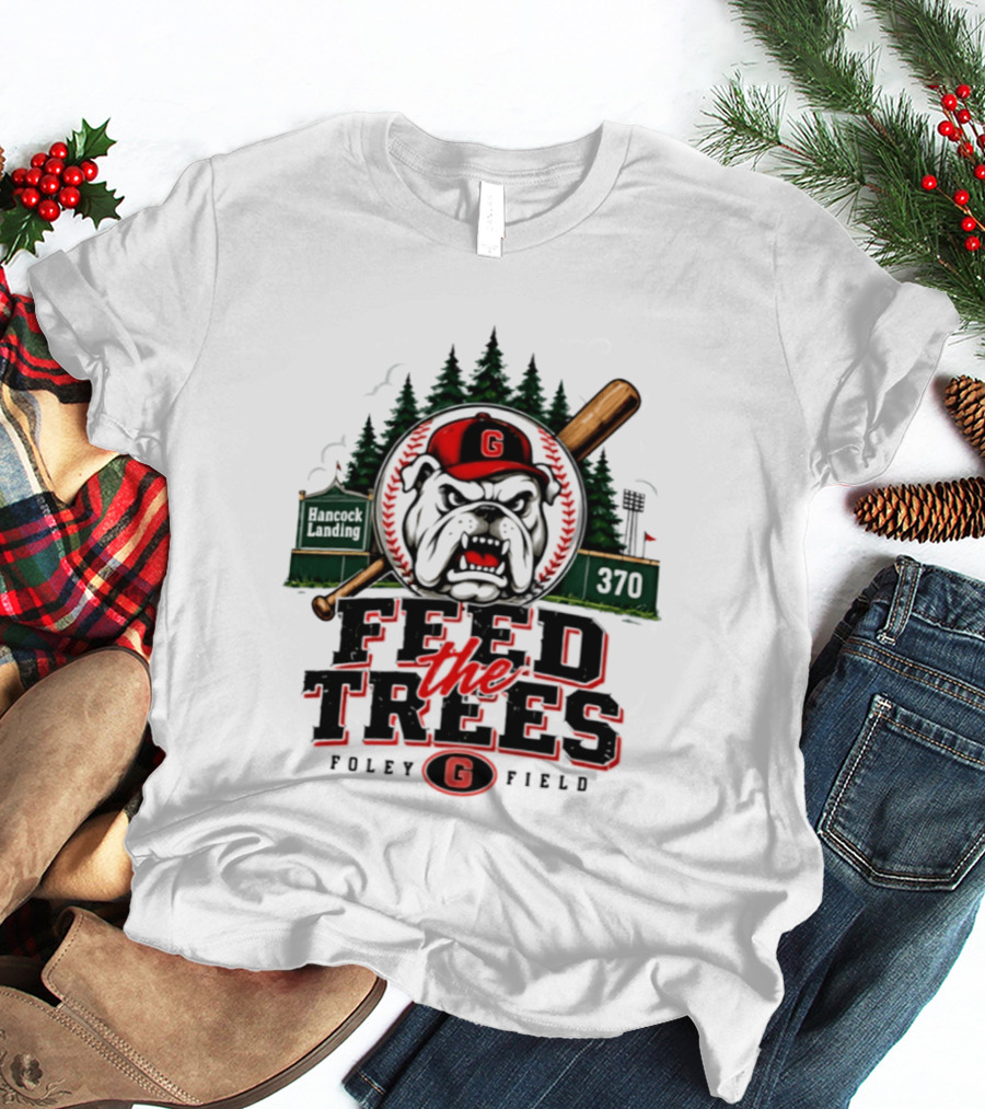 Georgia Bulldogs Feed The Trees Foley Field Hancock Landing 370 T-Shirt