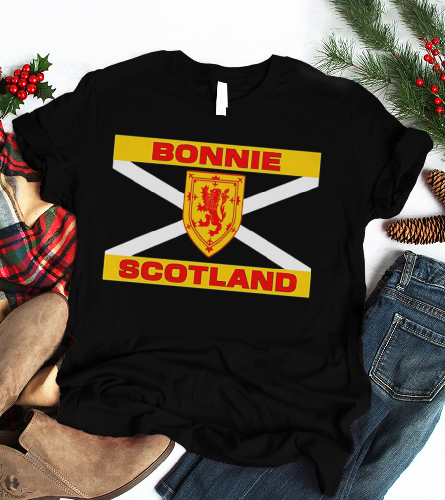 Bonnie Scotland Lion Flag 2026 Scottish Heritage Football T-Shirt