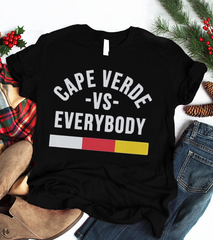 Cape Verde Vs Everybody African Nations Flag T-Shirt