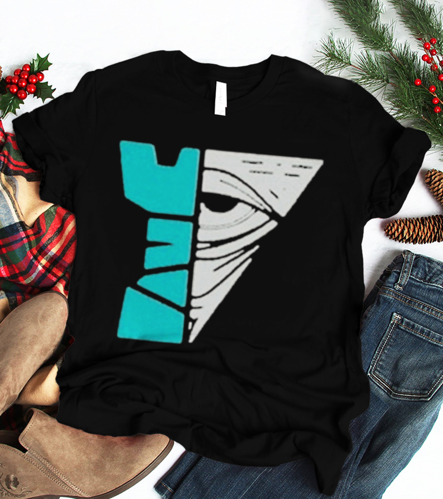 Kastle Group Whitephos X Kastle Face Off Bold Geometric Abstract T-Shirt