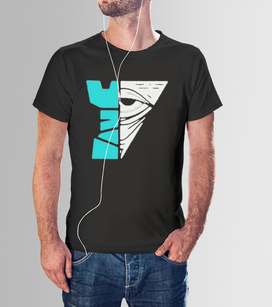 Kastle Group Whitephos X Kastle Face Off Bold Geometric Abstract T-Shirt