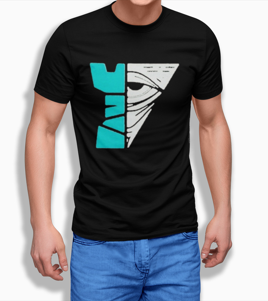 Kastle Group Whitephos X Kastle Face Off Bold Geometric Abstract T-Shirt