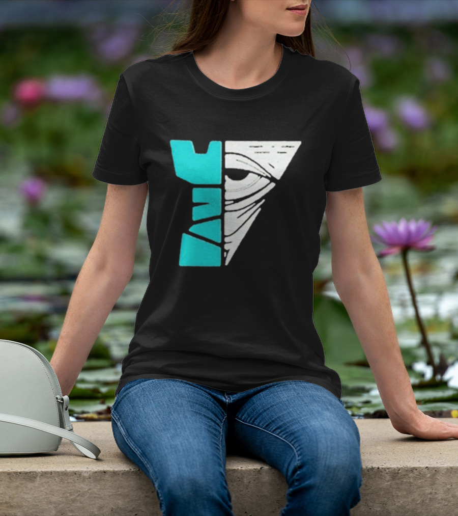 Kastle Group Whitephos X Kastle Face Off Bold Geometric Abstract T-Shirt