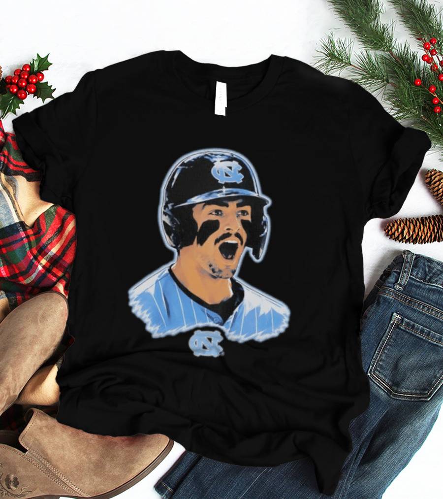 Gavin Gallaher University Of North Carolina Tar Heels Baseball Player T-Shirt