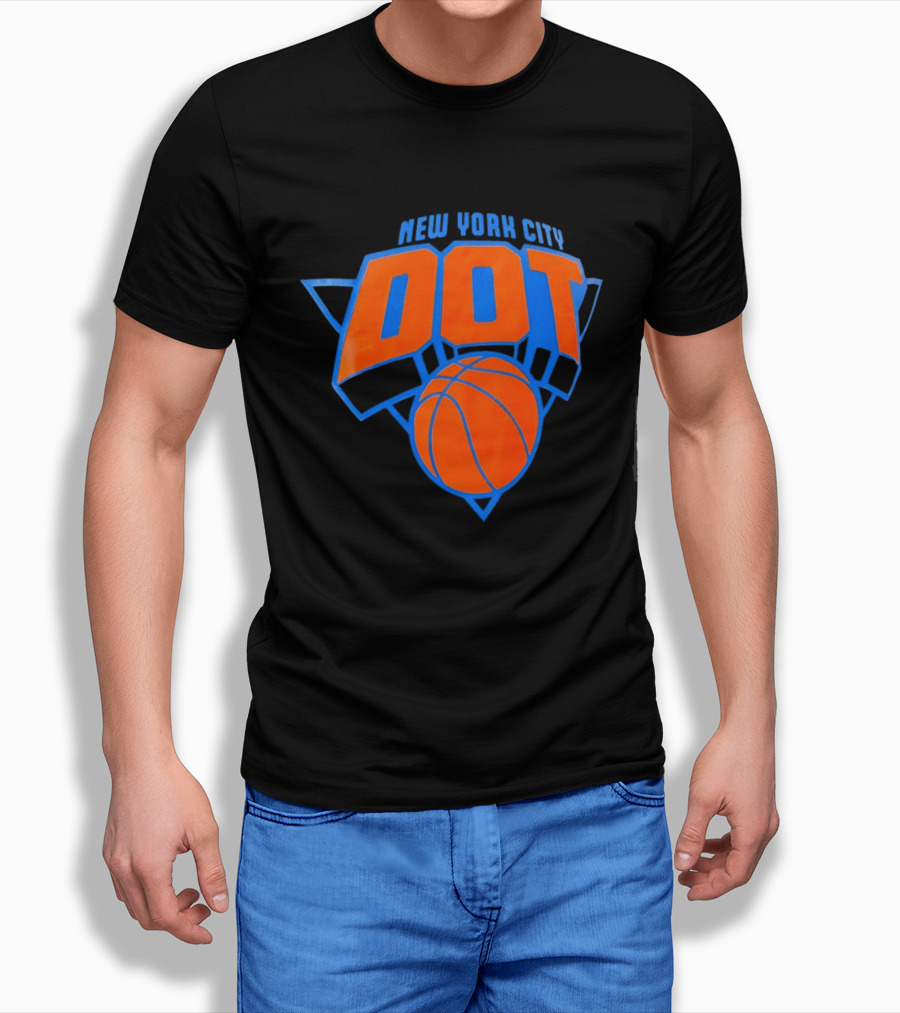 New York City DOT Knicks Basketball T-Shirt