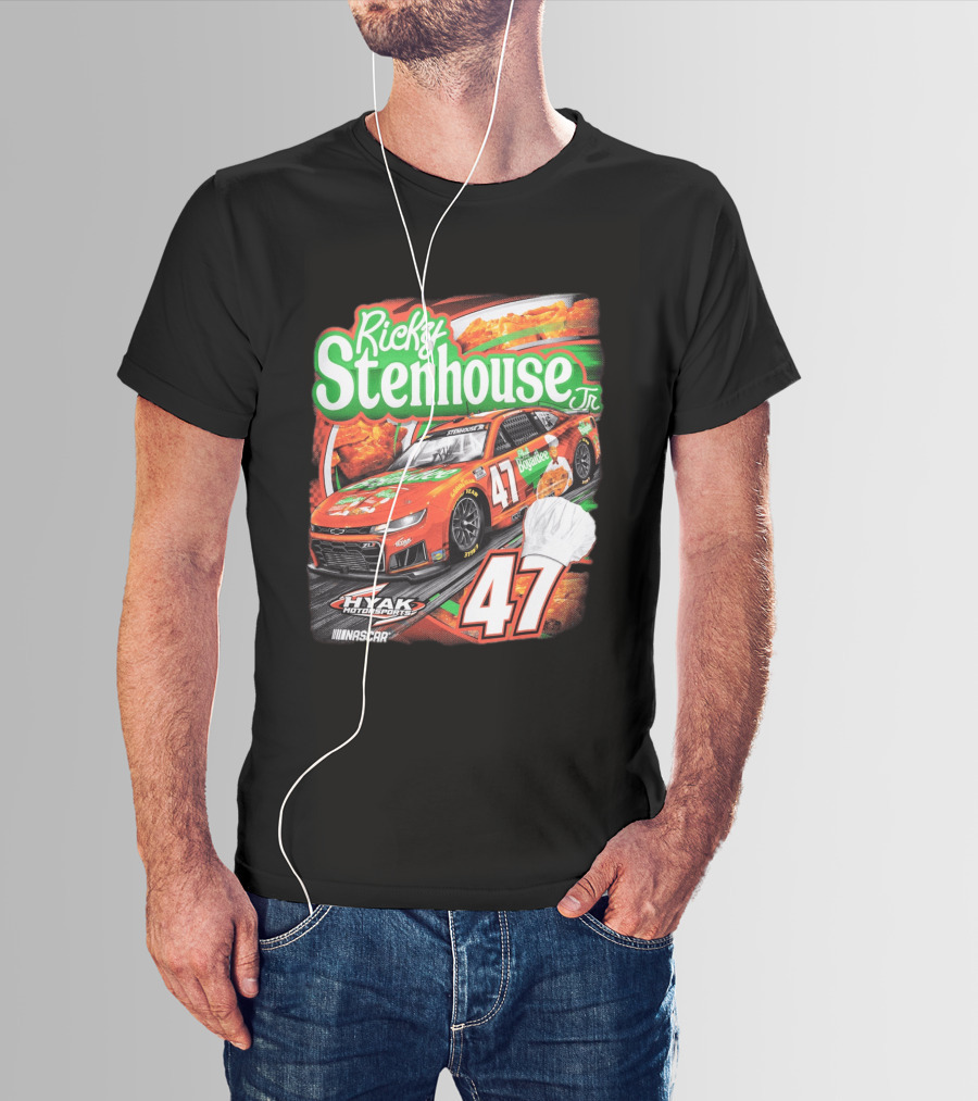 Ricky Stenhouse Jr. 47 Hyak Motorsports NASCAR Chef Boyardee T-Shirt