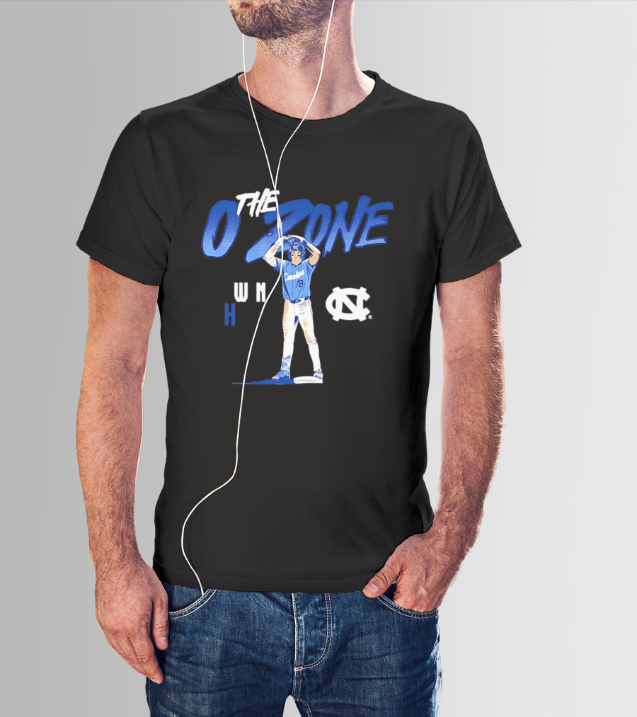 UNC Baseball The O Zone Owen Hull Carolina 8 T-Shirt