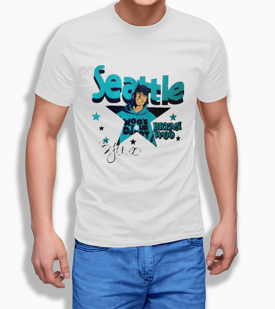 Seattle Mariners Bryan Woo Woo's Your Daddy T-Shirt