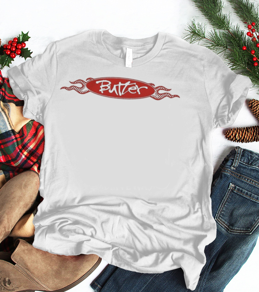 Butter Goods Flare Red Oval Label T-Shirt
