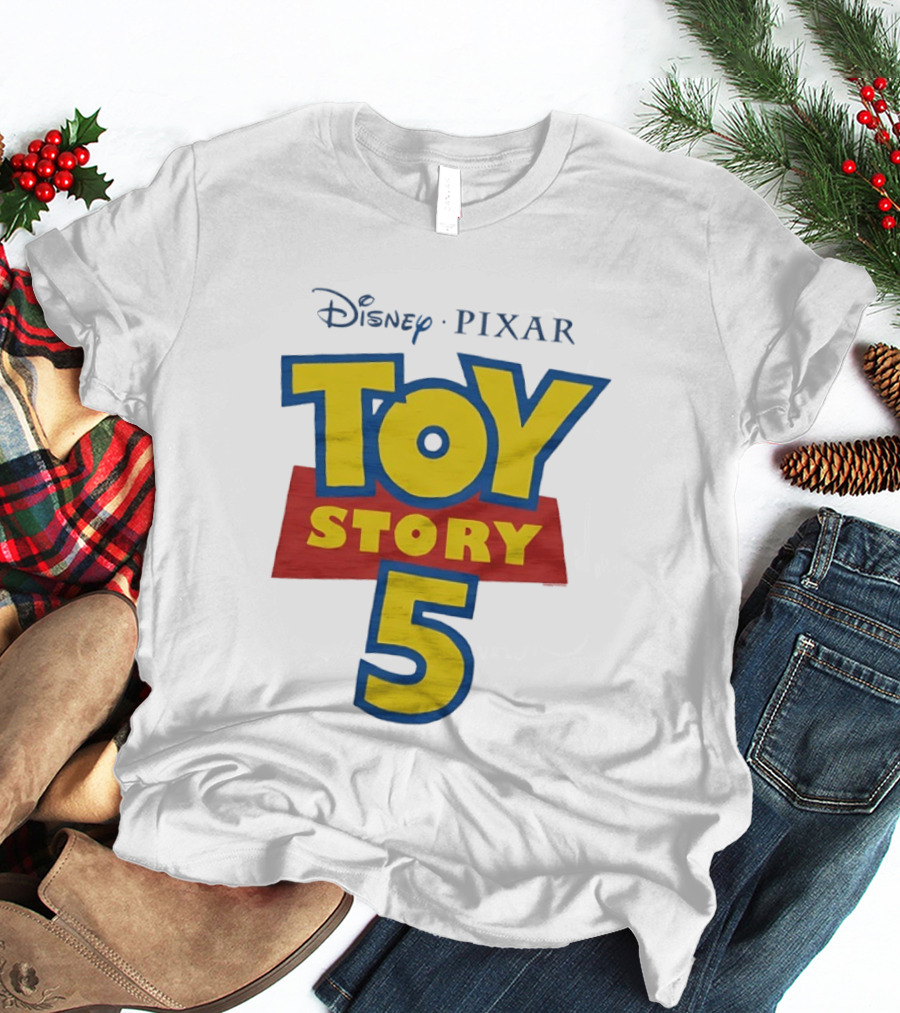 Disney Pixar Toy Story 5 Animated Adventure Movie T-Shirt