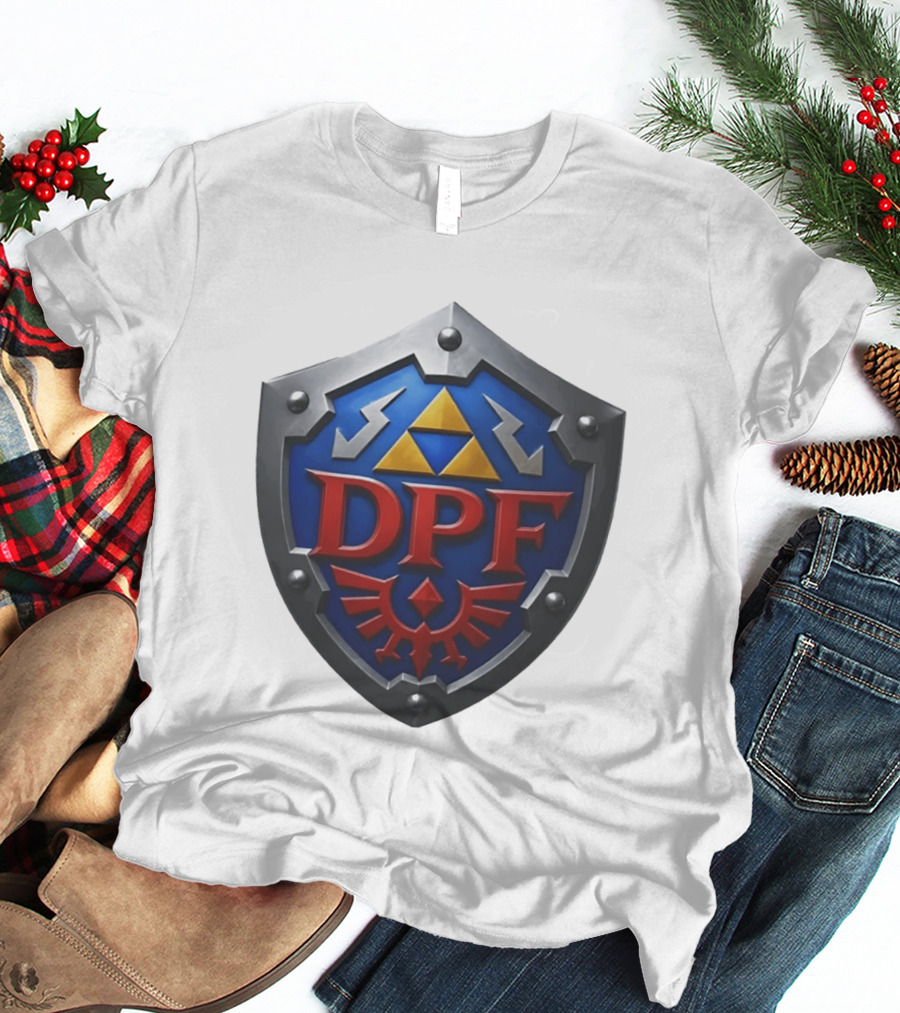 DPF Crest Shield Hylian Gamer Zelda TriForce T-Shirt