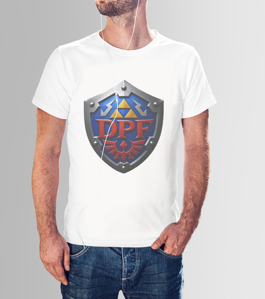DPF Crest Shield Hylian Gamer Zelda TriForce T-Shirt