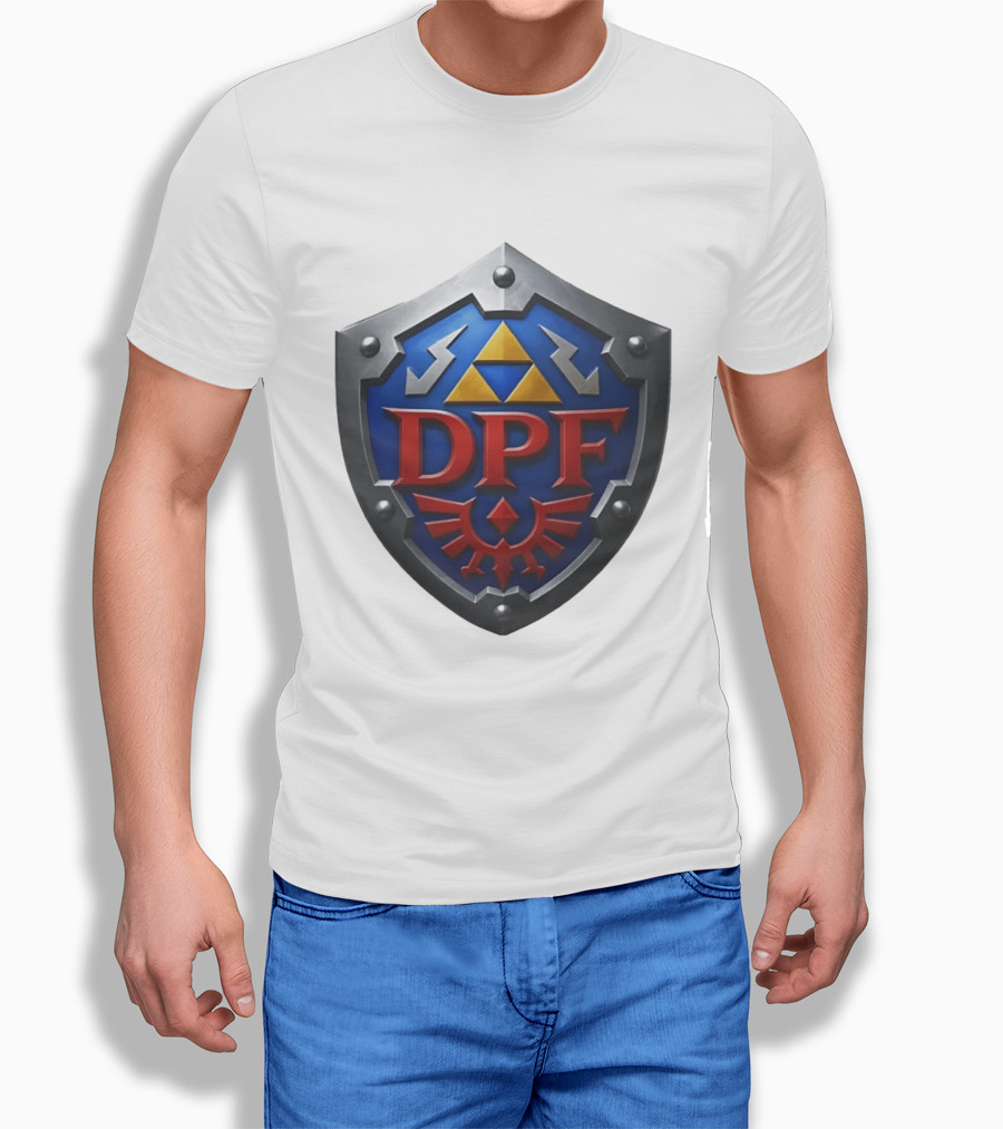 DPF Crest Shield Hylian Gamer Zelda TriForce T-Shirt