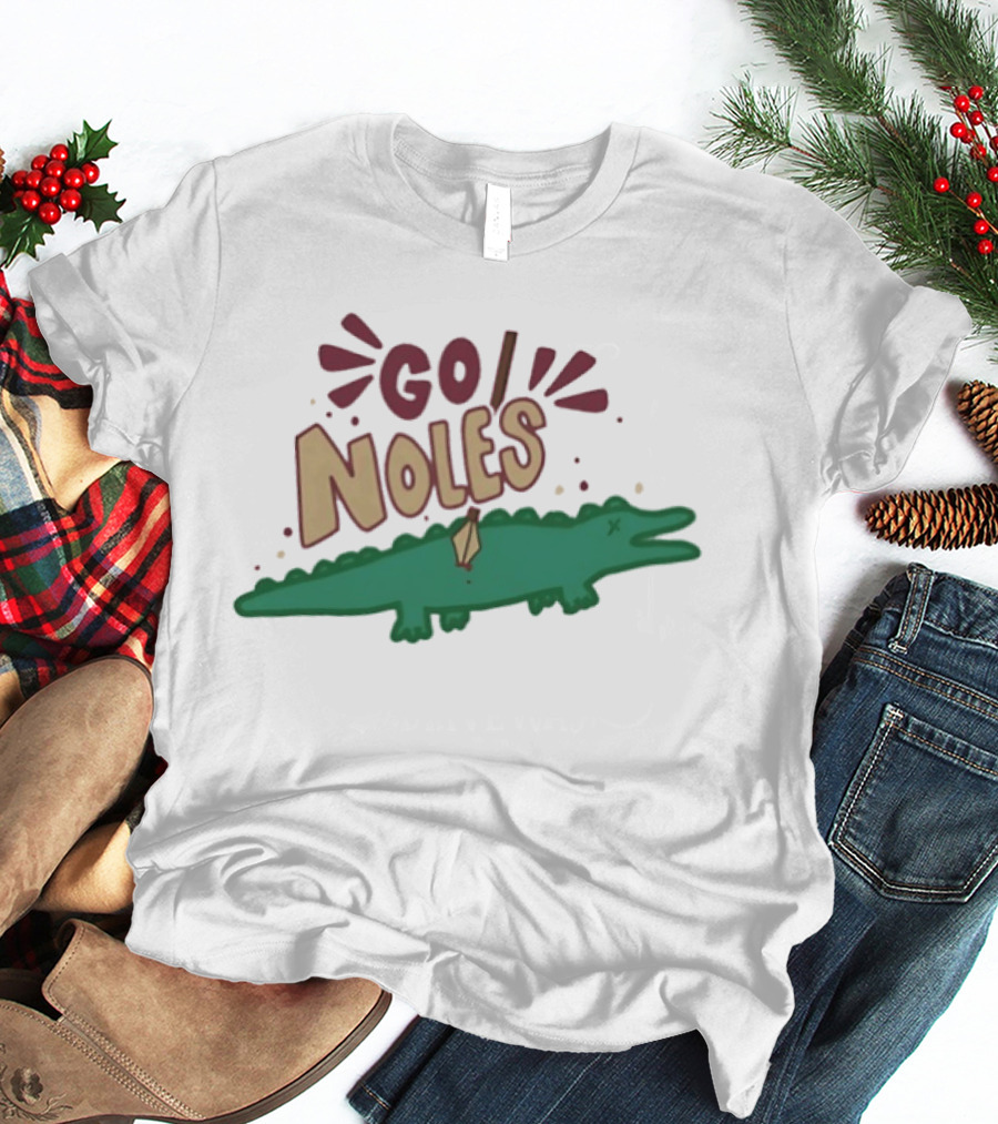 Go Noles Florida State Seminoles Spear Through Gator Rivalry T-Shirt