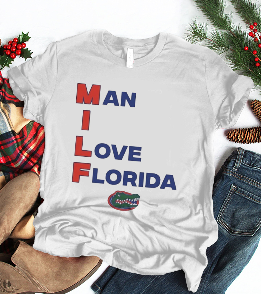 Man I Love Florida Gators College Football Gator T-Shirt