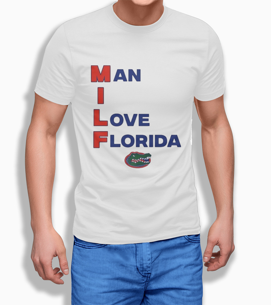 Man I Love Florida Gators College Football Gator T-Shirt