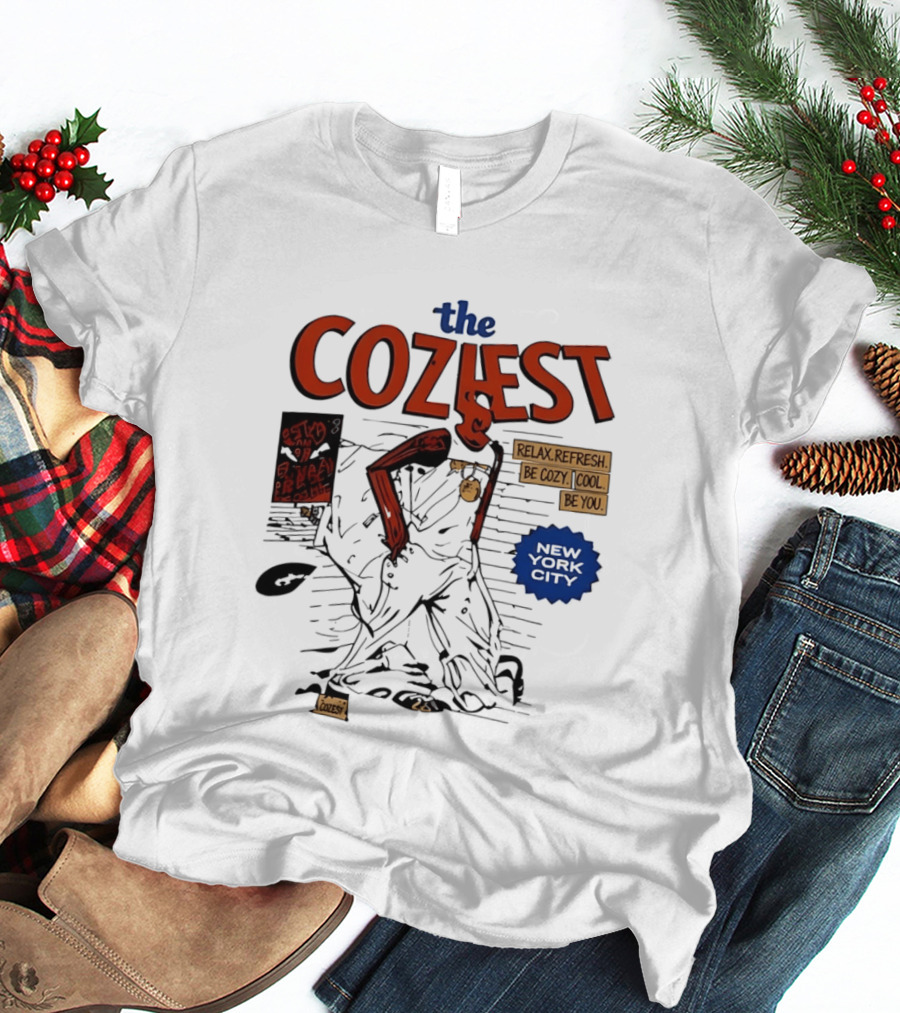 Jalen Brunson The Coziest New York City Relax Refresh Be Cozy Cool Be You T-Shirt