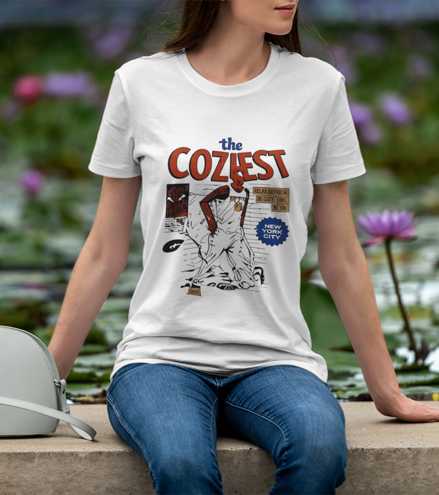 Jalen Brunson The Coziest New York City Relax Refresh Be Cozy Cool Be You T-Shirt