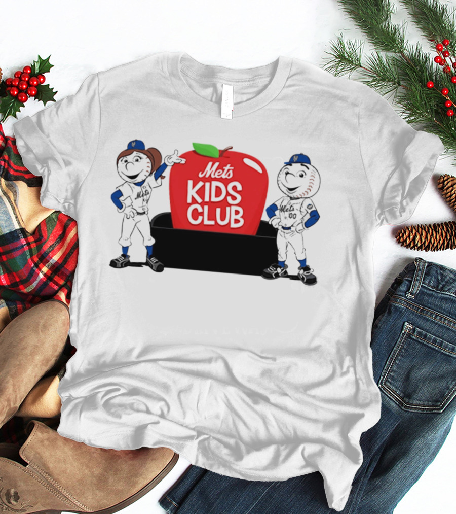 Mr And Mrs Met Kids Club New York Mets T-Shirt