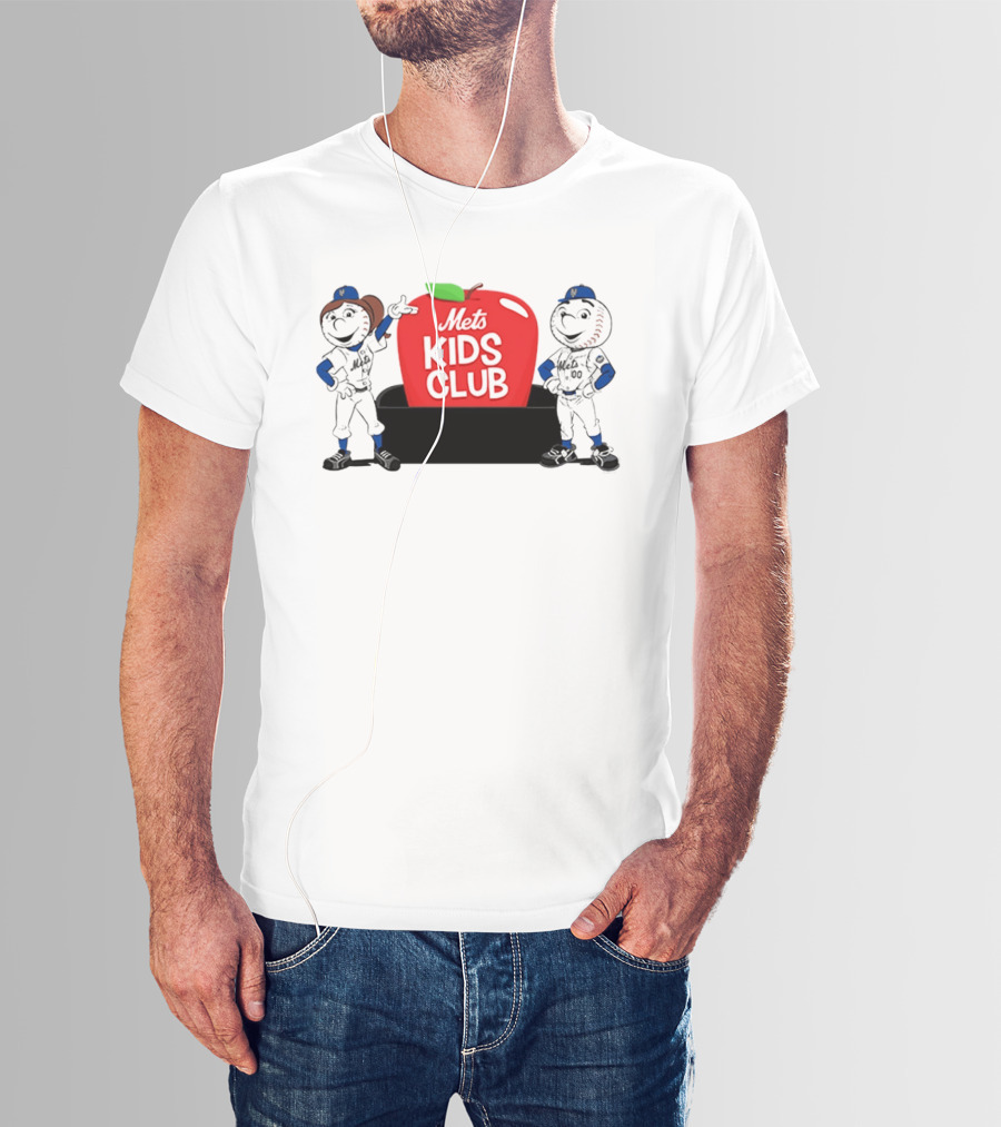 Mr And Mrs Met Kids Club New York Mets T-Shirt