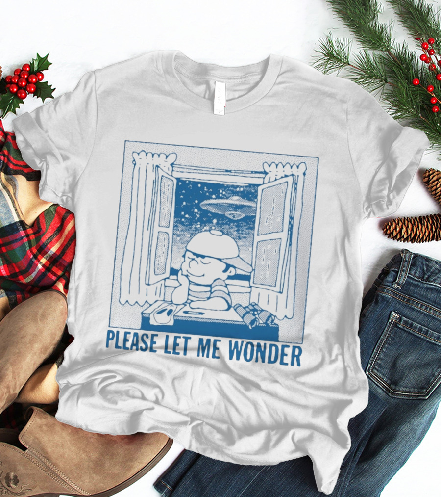 EarthBound Mother 2 Ness Please Let Me Wonder UFO Window Scene T-Shirt