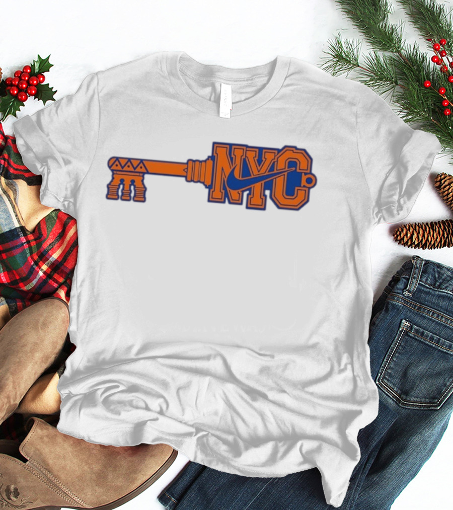 NYC Key New York Knicks Basketball Nike T-Shirt
