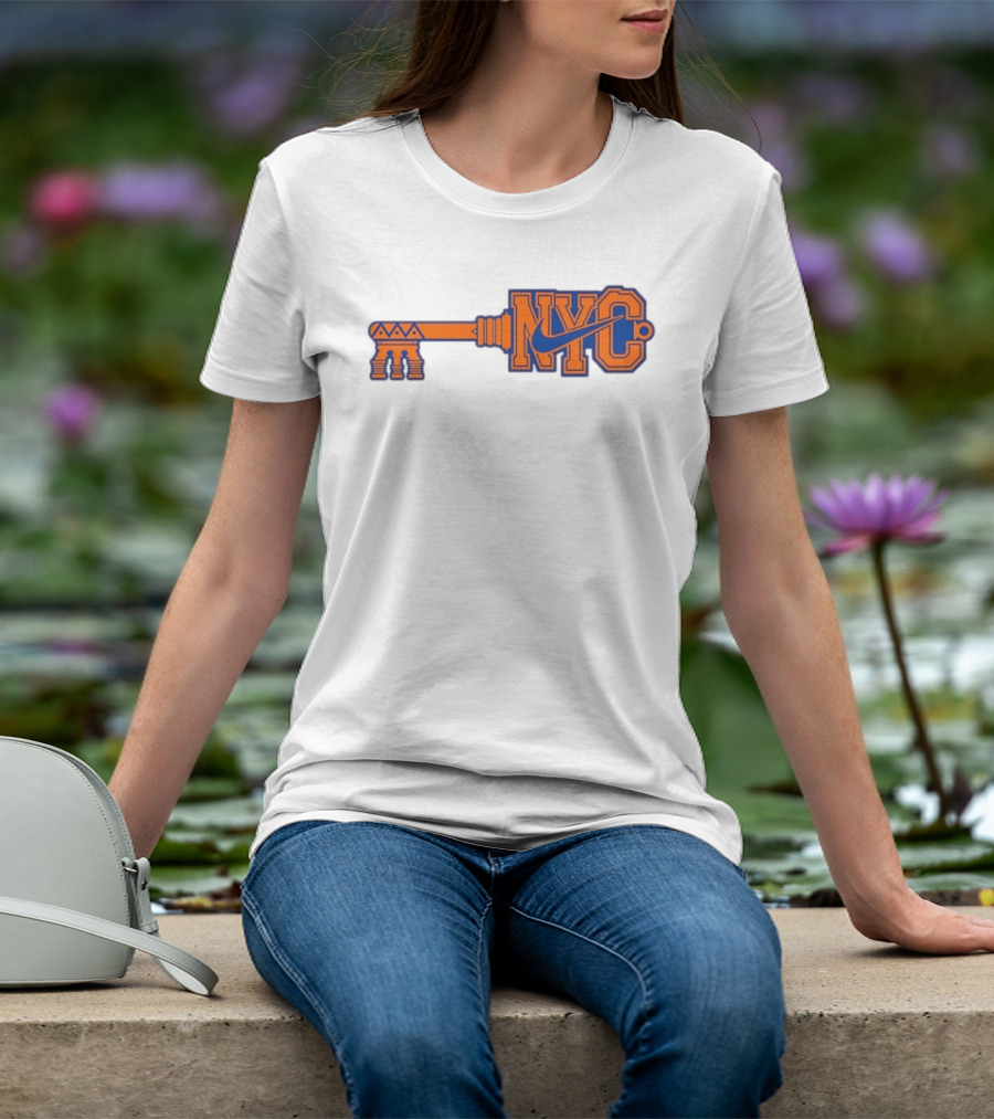 NYC Key New York Knicks Basketball Nike T-Shirt