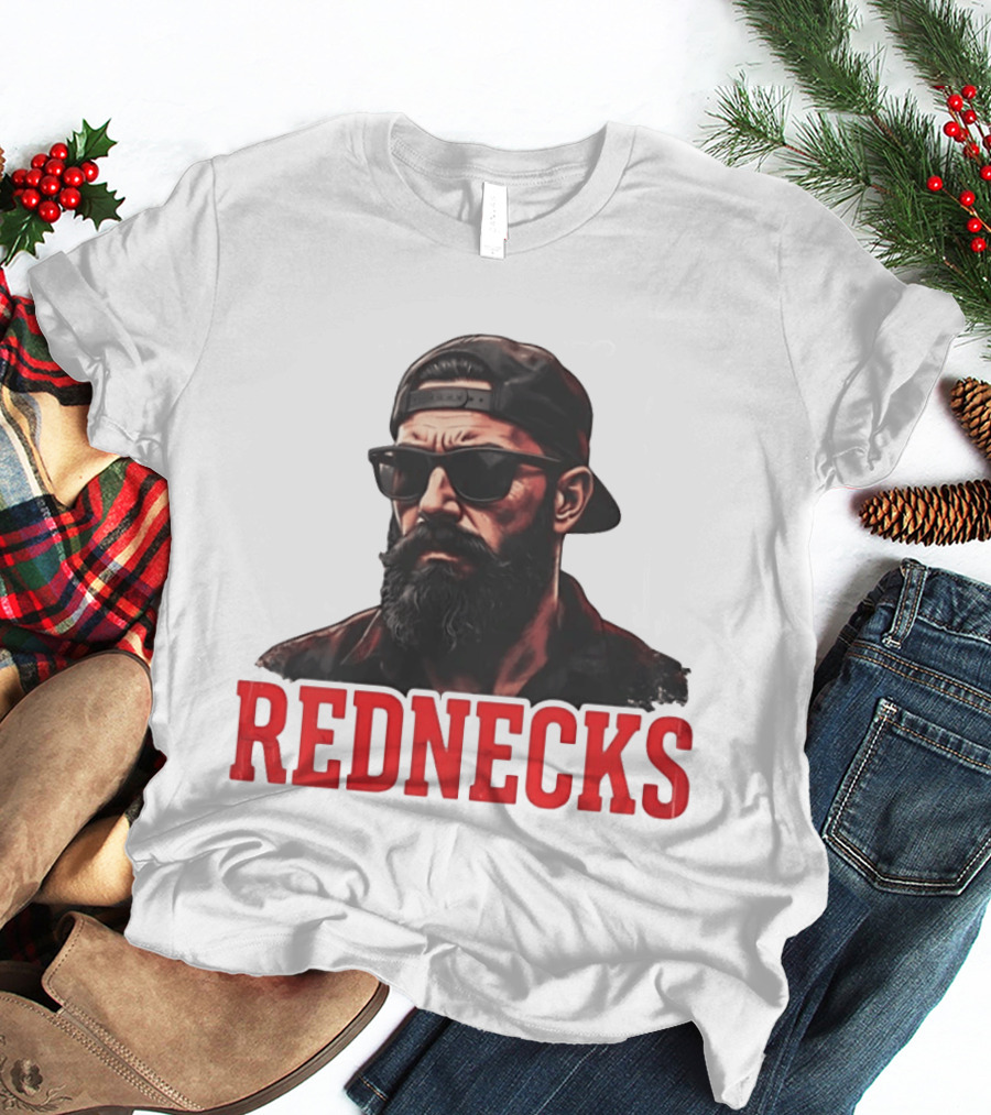 Rednecks Bearded Man Sunglasses Country Life T-Shirt