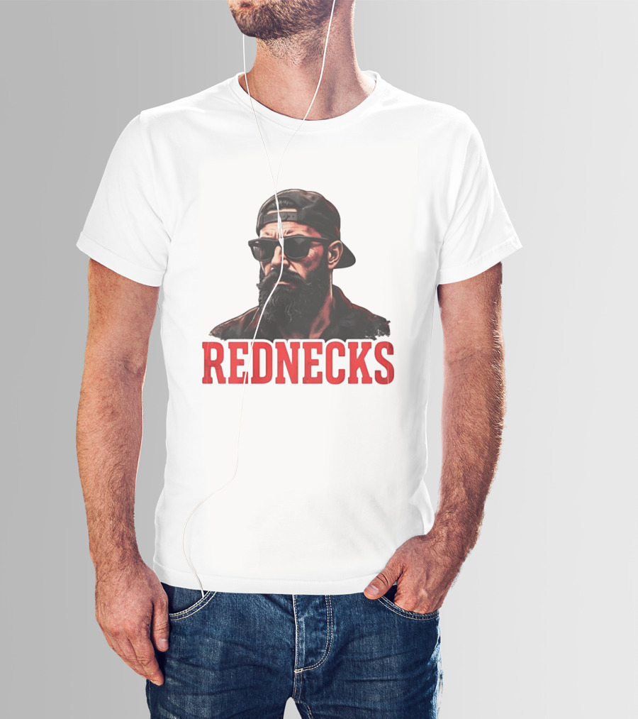 Rednecks Bearded Man Sunglasses Country Life T-Shirt
