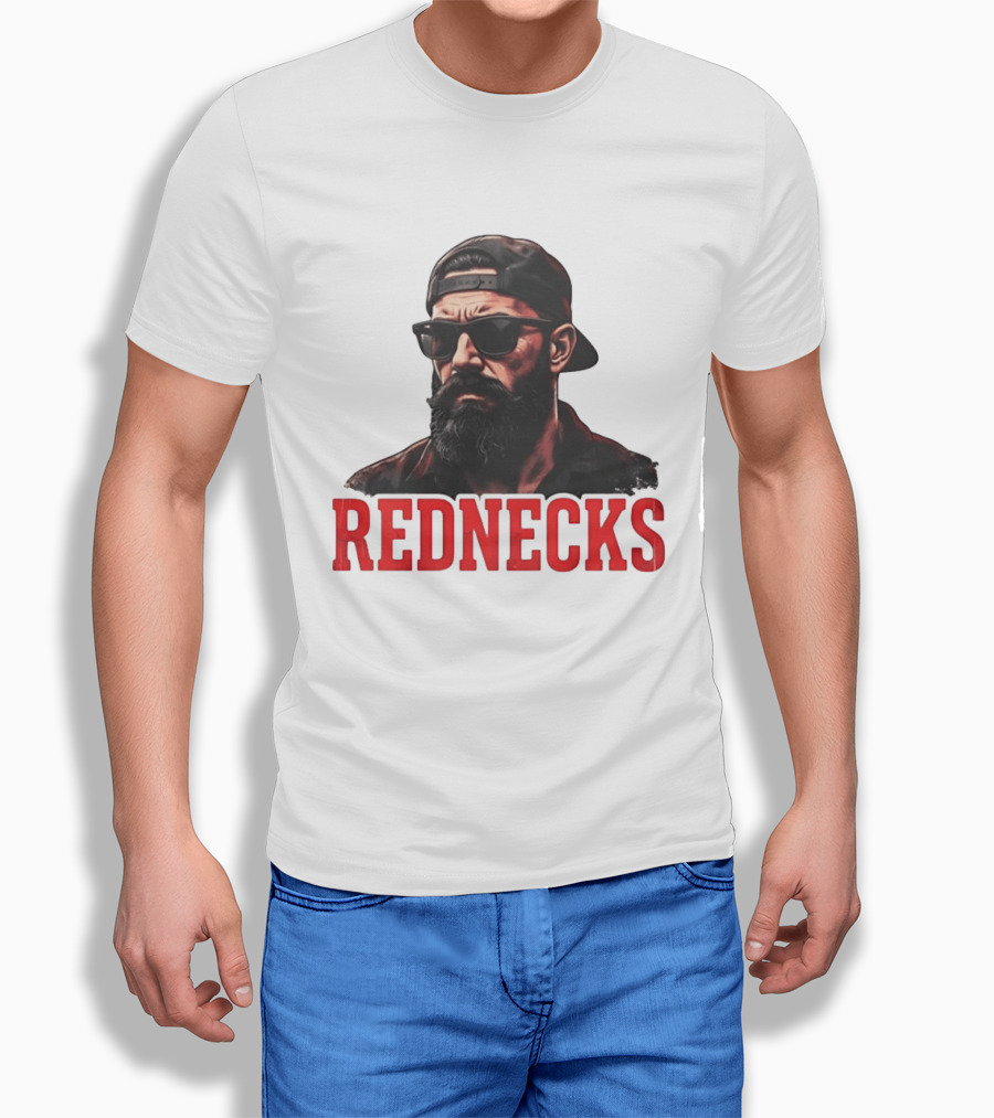 Rednecks Bearded Man Sunglasses Country Life T-Shirt