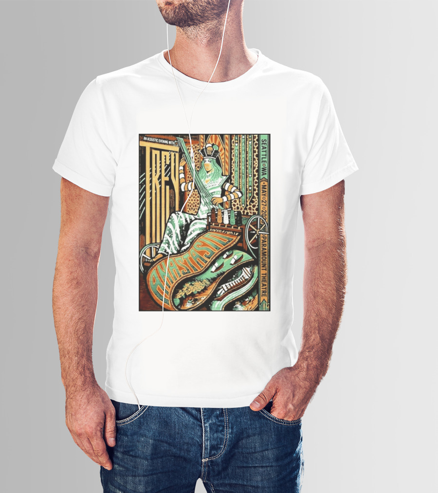 Trey Anastasio Acoustic Evening Seattle WA May 27 2026 Paramount Theatre T-Shirt