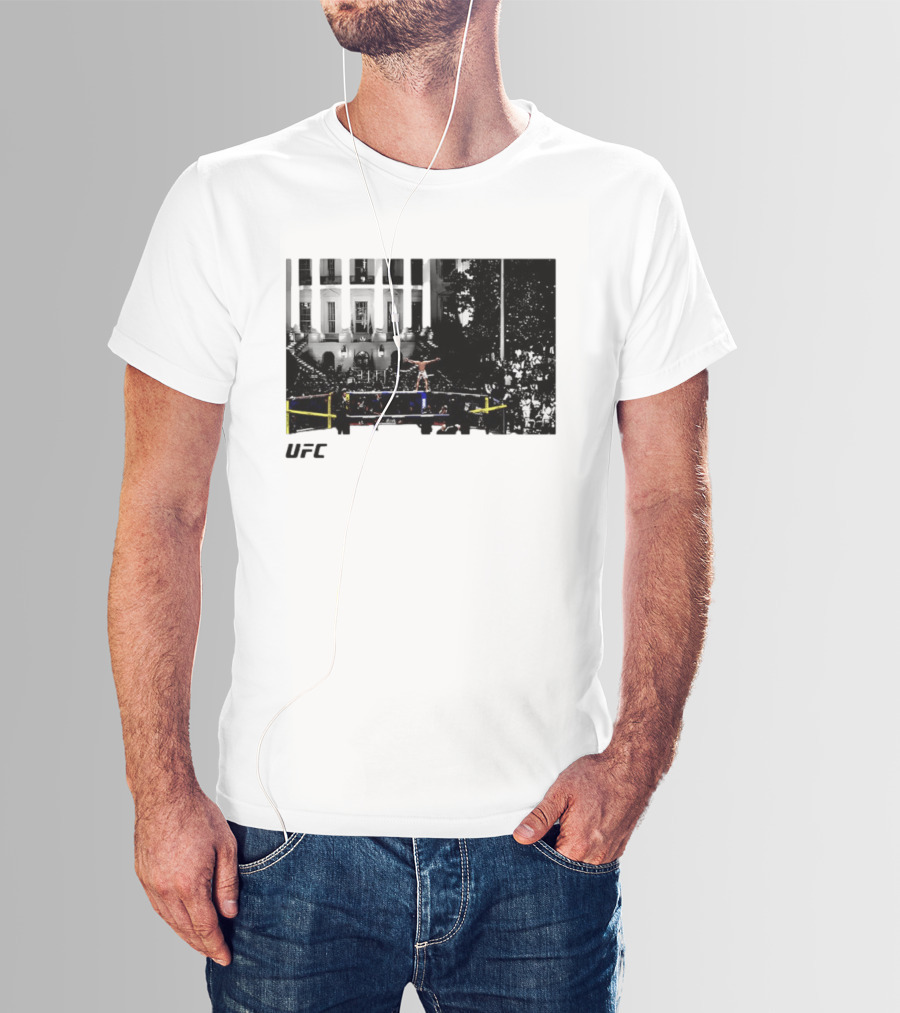 UFC Diego Lopes Freedom 250 Victory Iconic Octagon Celebration T-Shirt