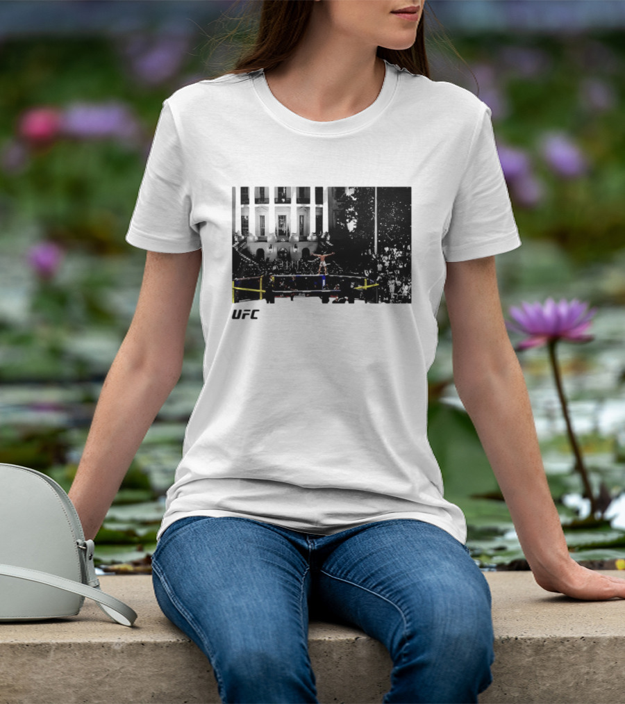 UFC Diego Lopes Freedom 250 Victory Iconic Octagon Celebration T-Shirt
