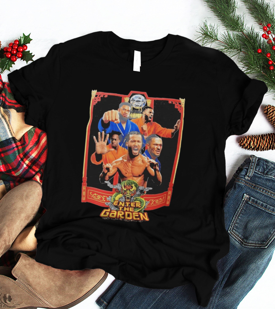 Jalen Brunson Karl Anthony Towns Mikal Bridges Josh Hart Enter The Garden Knicks Basketball T-Shirt