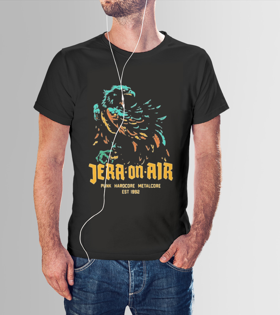Jera On Air Punk Hardcore Metalcore Eagle Est 1992 T-Shirt