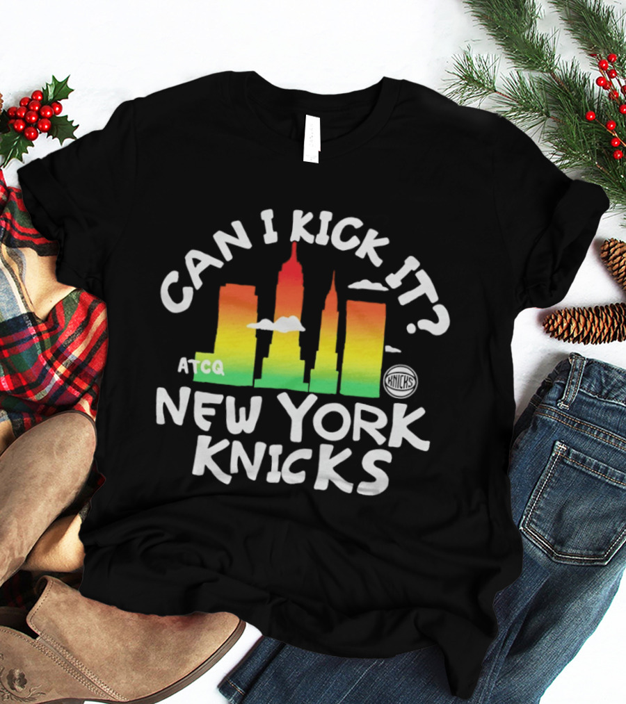 Can I Kick It New York Knicks Skyline ATCQ NBA 2026 T-Shirt