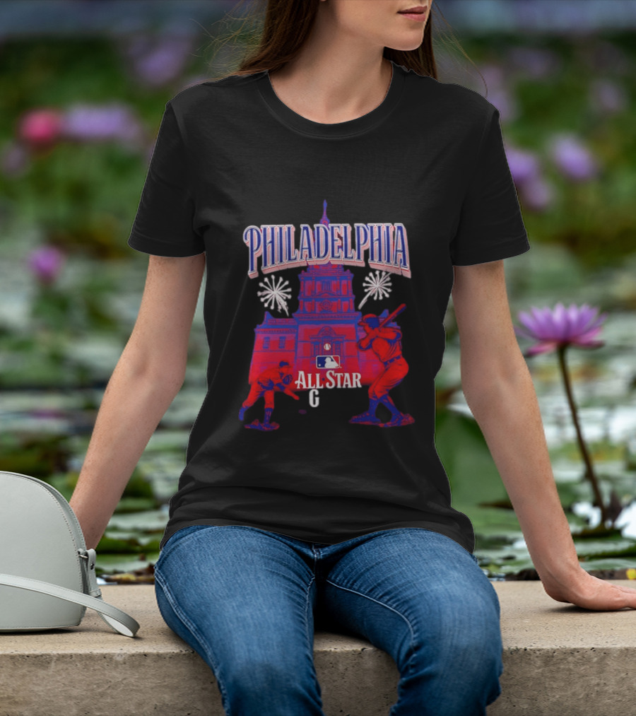 Philadelphia MLB All Star Game 2026 Independence Hall Baseball T-Shirt