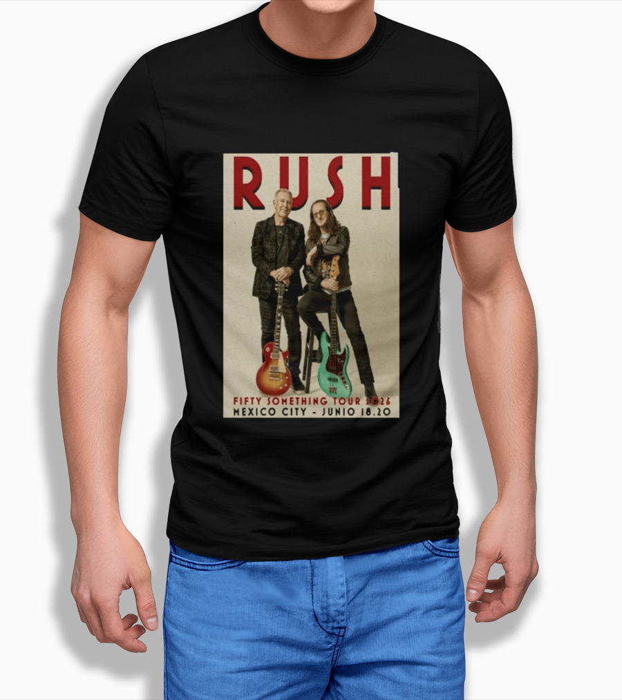RUSH Mexico City Fifty Catfifty June 19 2026 Show T-Shirt