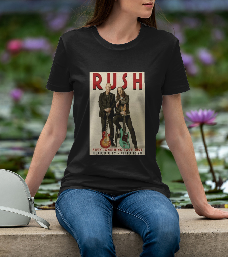 RUSH Mexico City Fifty Catfifty June 19 2026 Show T-Shirt