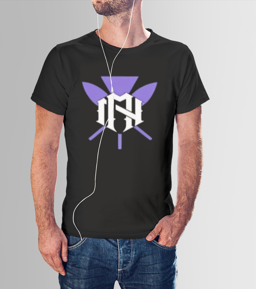 The Nightmarcher NH Purple And White Symbol With Spears T-Shirt