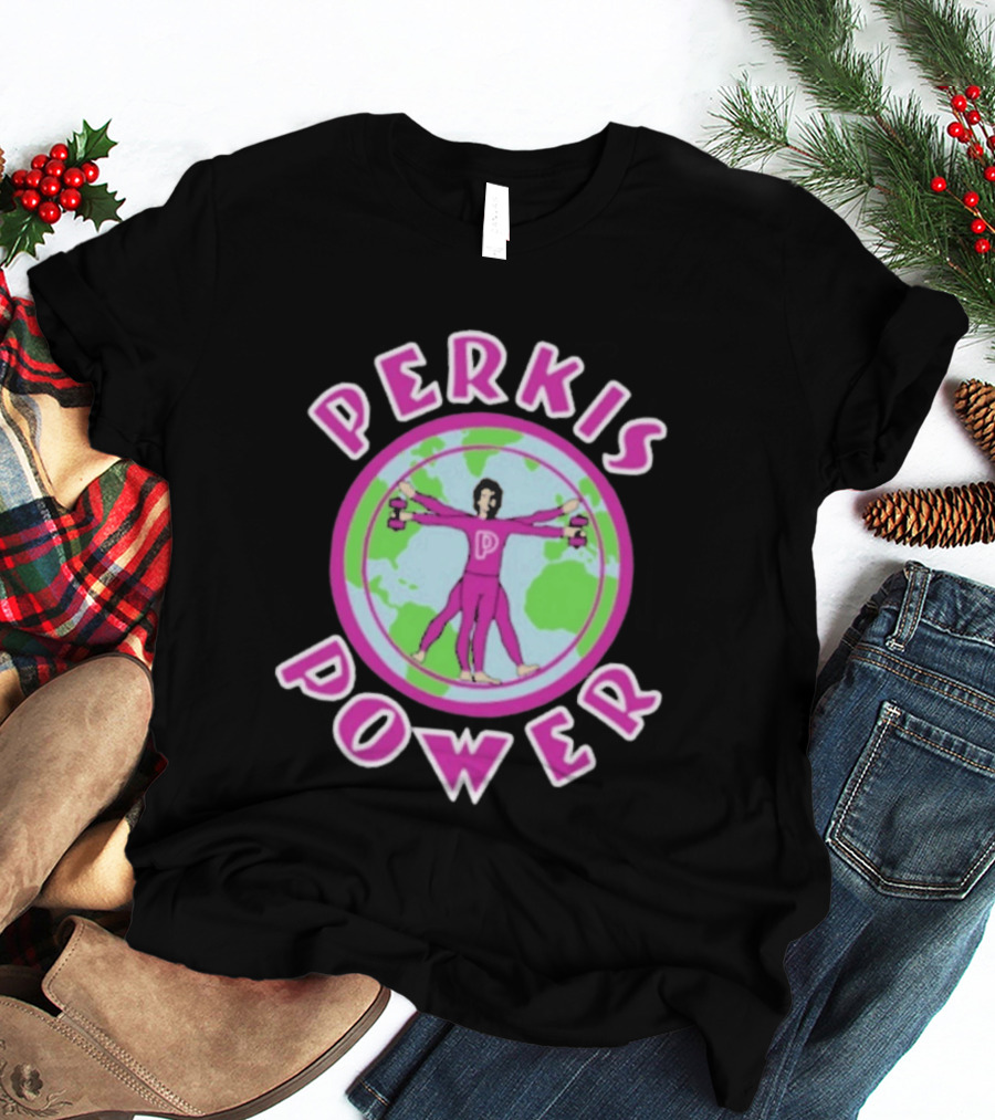 Perkis Power World Fitness Gym Tony Perkis Training T-Shirt