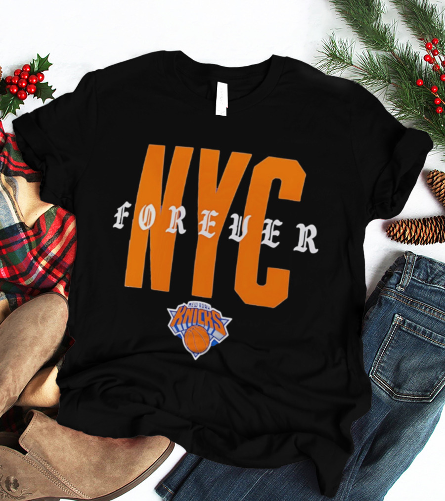 New York Knicks NYC Forever Basketball T-Shirt