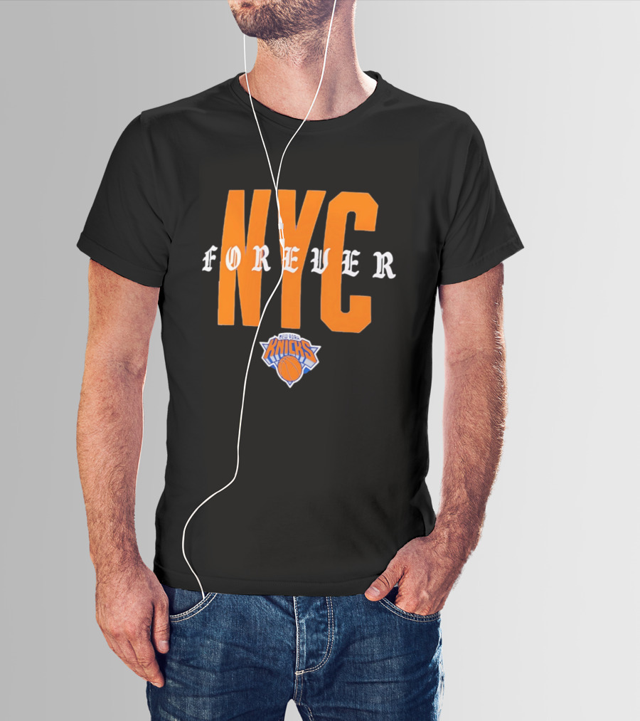 New York Knicks NYC Forever Basketball T-Shirt